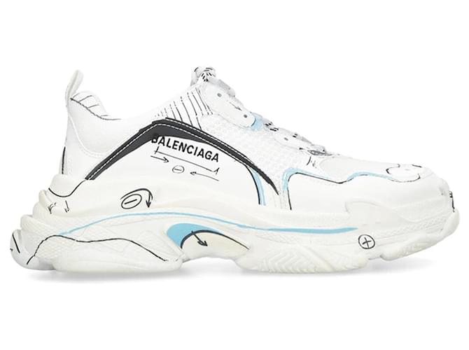 Sneakers Triple S Balenciaga Bianco