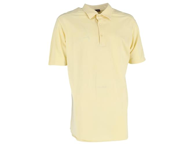 Polo Loro Piana in cotone giallo