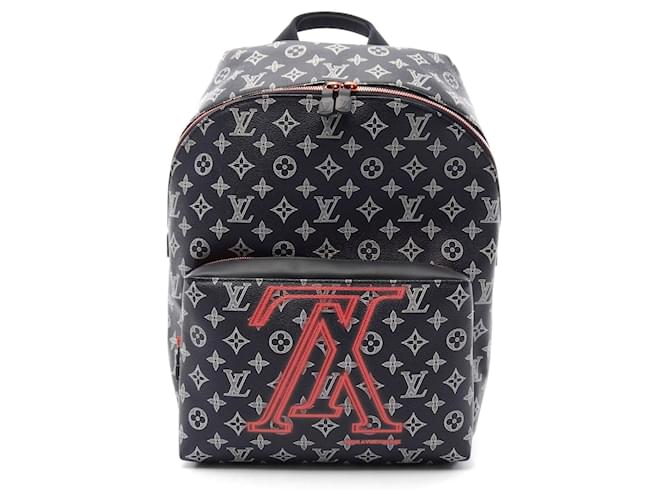Zaino Apollo Monogram Ink di Louis Vuitton Rosso