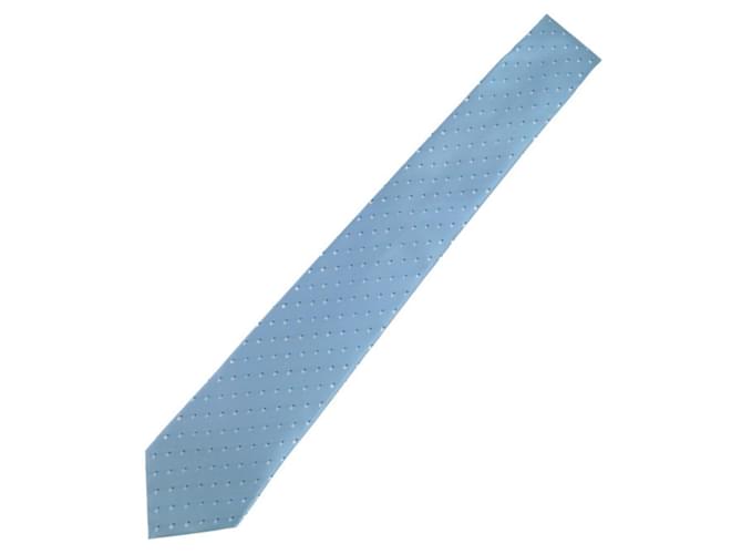 Cravatta in seta blu chiaro Louis Vuitton