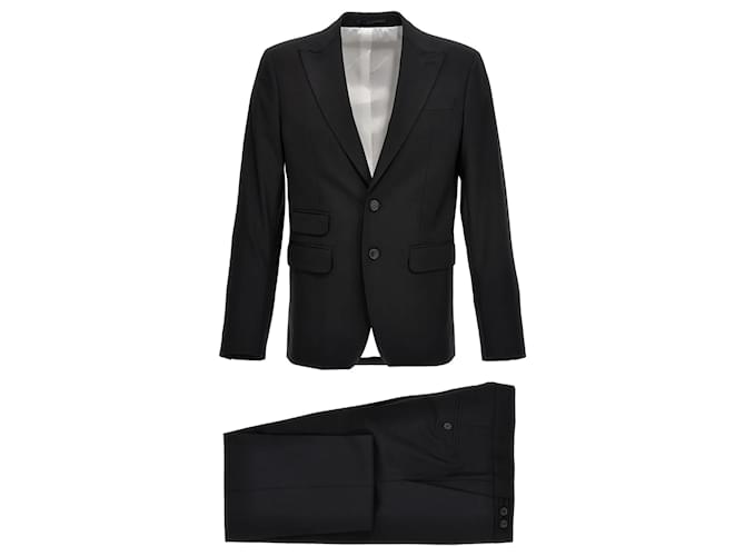 Completo in lana Dsquared2 Nero