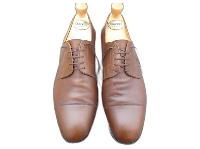 derbies jm weston marrone chiaro 9/5E 43,5 GRANDE