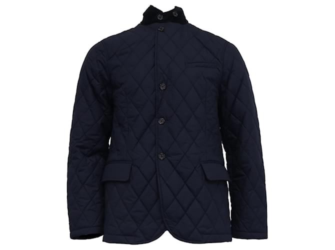 Giacca trapuntata Polo Ralph Lauren in poliestere blu navy