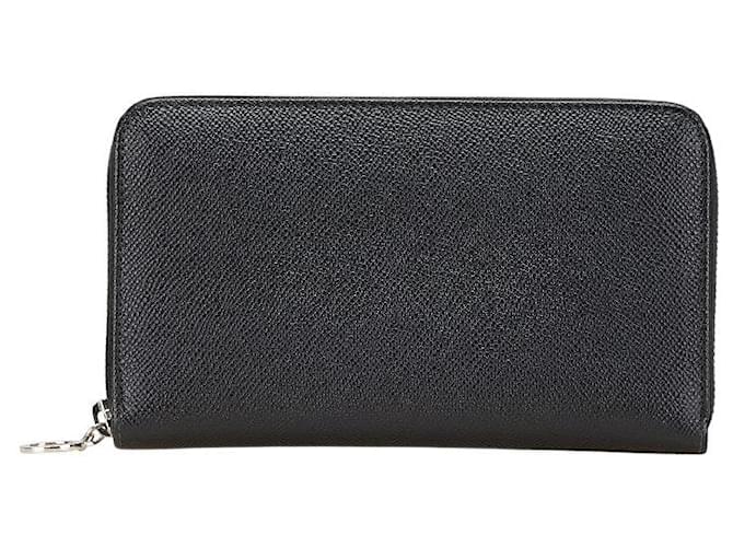 Portafoglio lungo in pelle Bvlgari Bulgari Bulgari Nero