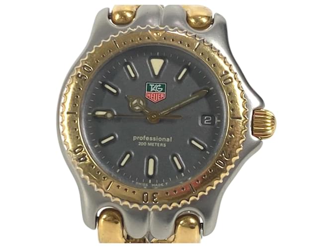 TAG Heuer Sel S95.213K Orologio da polso per uomo Argento D'oro