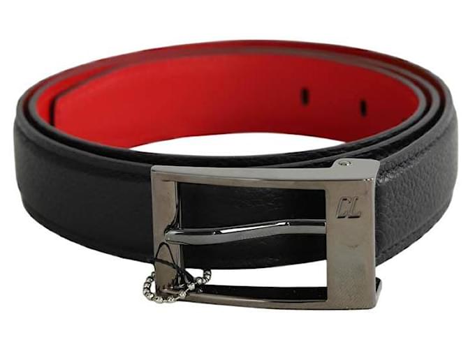 Christian Louboutin Cintura in pelle rossa Rosso