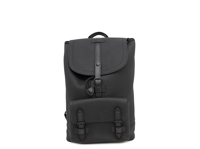 Zaino in pelle Taurillon Louis Vuitton Nero