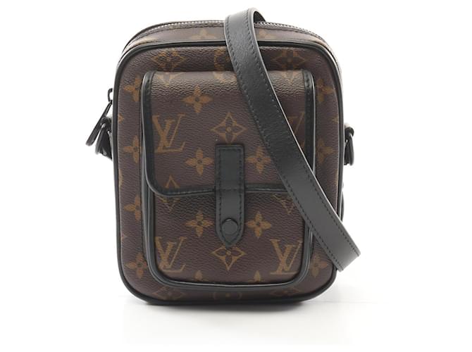 Borsa a Spalla Christopher Monogram Louis Vuitton Marrone