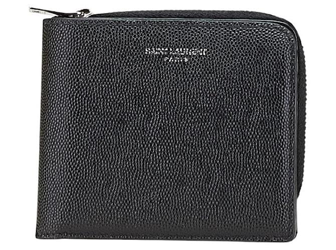 Yves Saint Laurent Portafoglio in pelle Saint Laurent East West Nero