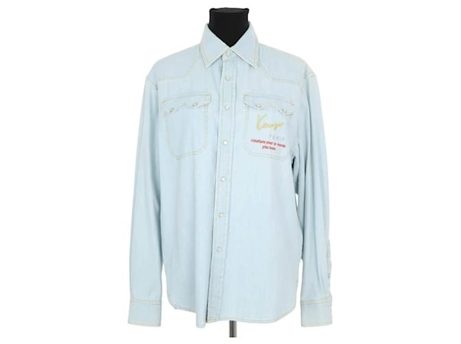 Kenzo Camicia in cotone Blu