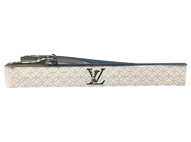 Fermaglio per cravatta Louis Vuitton M65042 Cravate Champs Élysées Argento