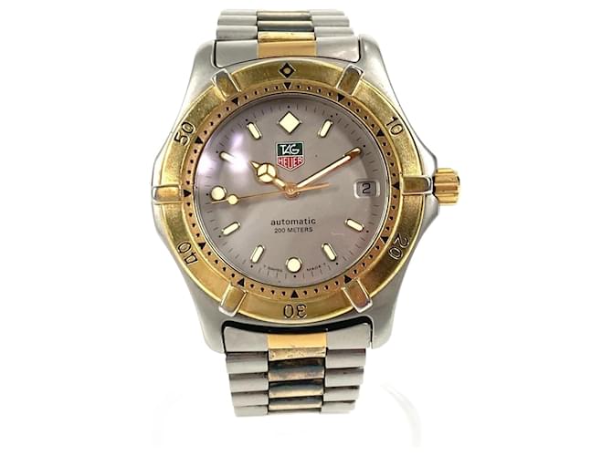TAG HEUER 665.006F Orologio Professionale 200m Argento D'oro