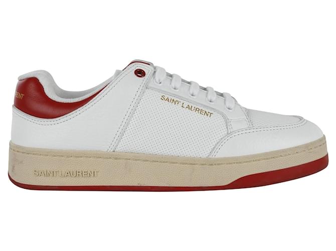Sneakers in pelle Saint Laurent Bianco