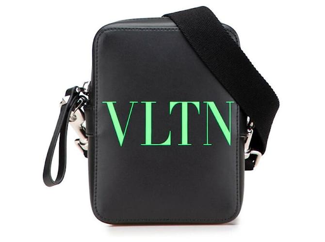 Valentino Garavani Borsa a Spalla in Pelle VLTN Valentino Nero