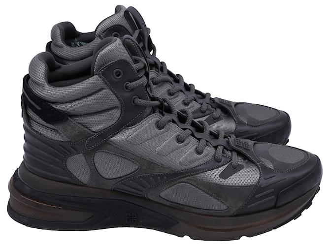 Sneakers alte Givenchy Giv 1 TR in poliestere grigio