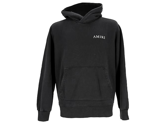 Hoodie Cherub Amiri in cotone nero