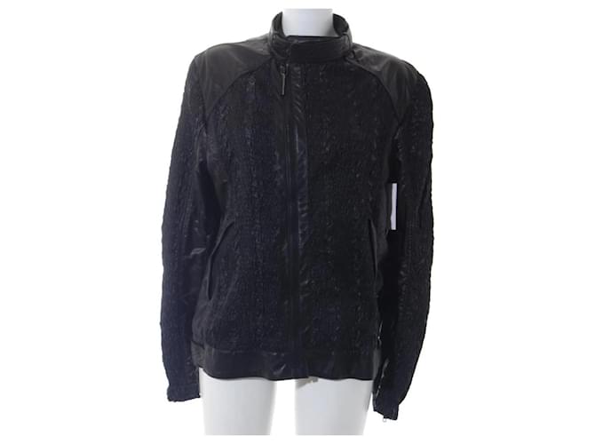 Roberto Cavalli Cappotti da Uomo Nero