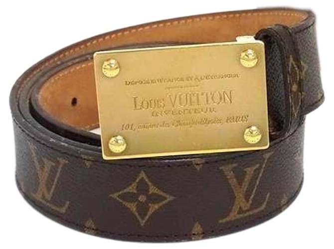 Cintura Enventour Monogram Santur Louis Vuitton Marrone