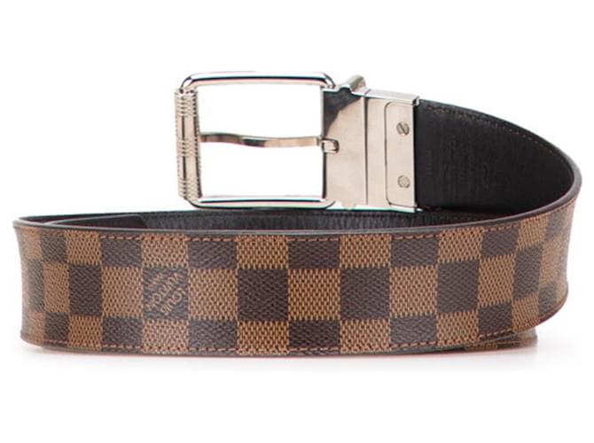 Cintura Damier Santur Louis Vuitton Marrone