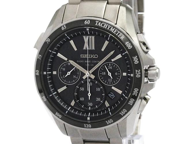 Orologio Solare in Acciaio Inossidabile Seiko Brightz SAGA153