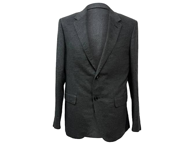 Ermenegildo Zegna Blazer monopetto Z Zegna in seta grigia Grigio