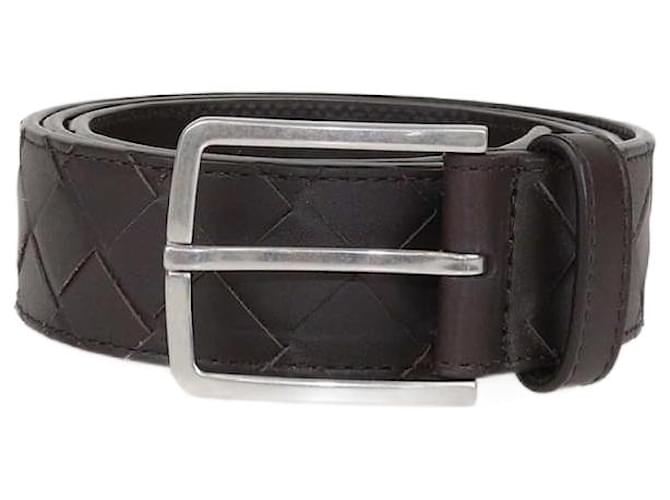 Cintura Intrecciato Cacao di Bottega Veneta Cioccolato