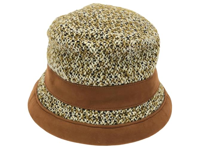 Cappello in Lana Hermès Marrone Beige
