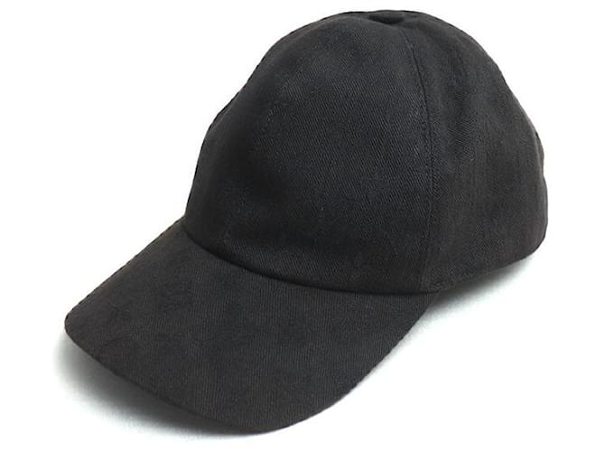 Cappello in cotone poliestere Monogram Louis Vuitton Nero
