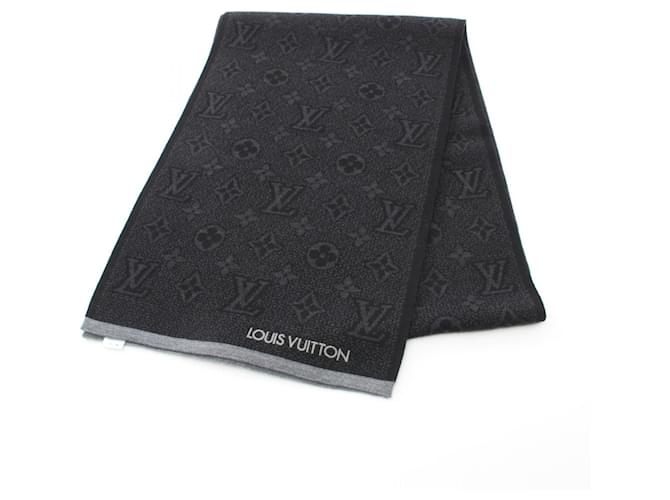 Sciarpa My Monogram in lana Louis Vuitton Nero