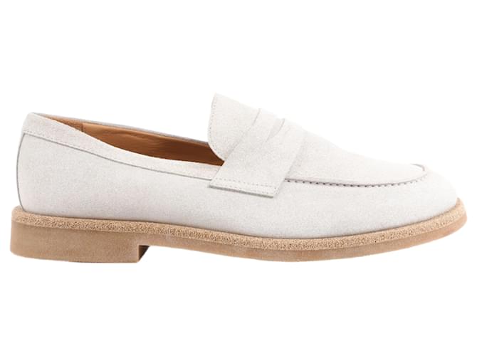 Autre Marque Mocassini in suede ELEVENTY grigio chiaro, Taglia 44 EU