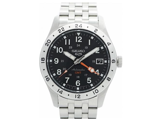 Orologio da uomo Seiko 5 Sports 4R34-00C0 quadrante nero