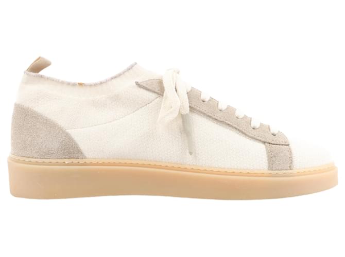 Autre Marque Sneakers a Maglia a Pannelli ELEVENTY in Beige, Taglia 44 EU