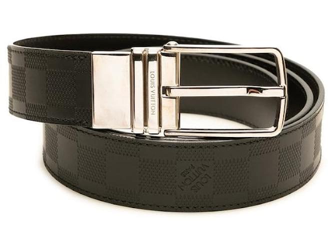 Cintura Sangle Boston Damier Infini Louis Vuitton Nero