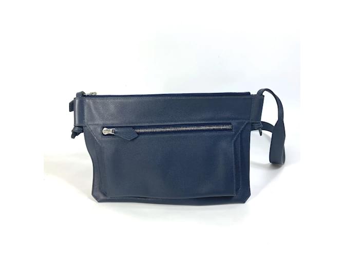 Borsa a tracolla Hermès Ultra Pla GM Blu Blu navy