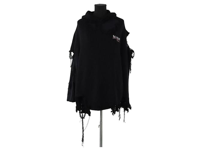 Balenciaga Maglione di cotone nero