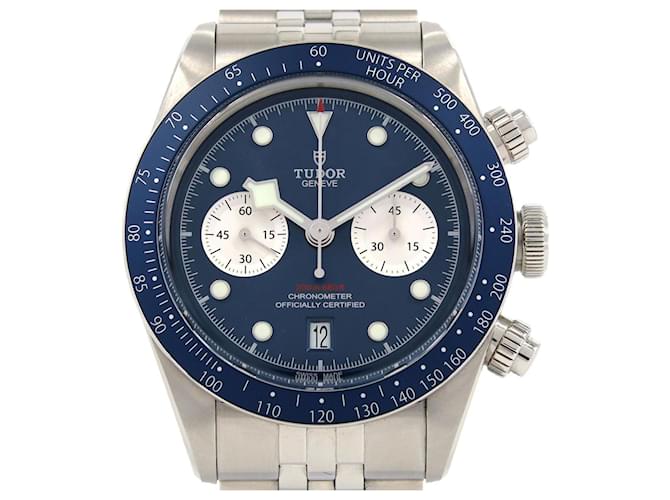 Autre Marque Orologio automatico in acciaio inossidabile Tudor Black Bay Chrono M79360B-0002