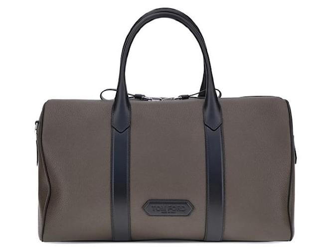 Tom Ford Borsa da viaggio Marrone