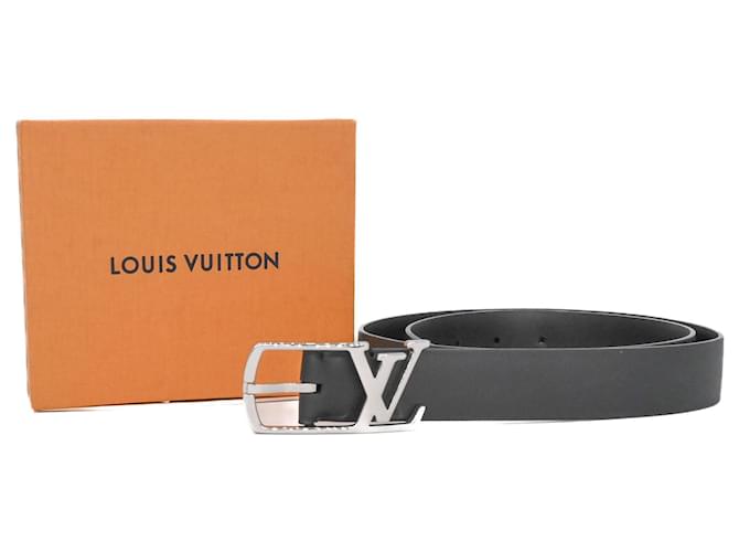 Cintura in pelle Santur Neogram M6058 di Louis Vuitton Nero