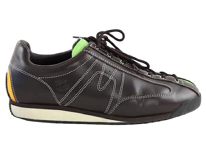 Autre Marque Sneakers in pelle marrone