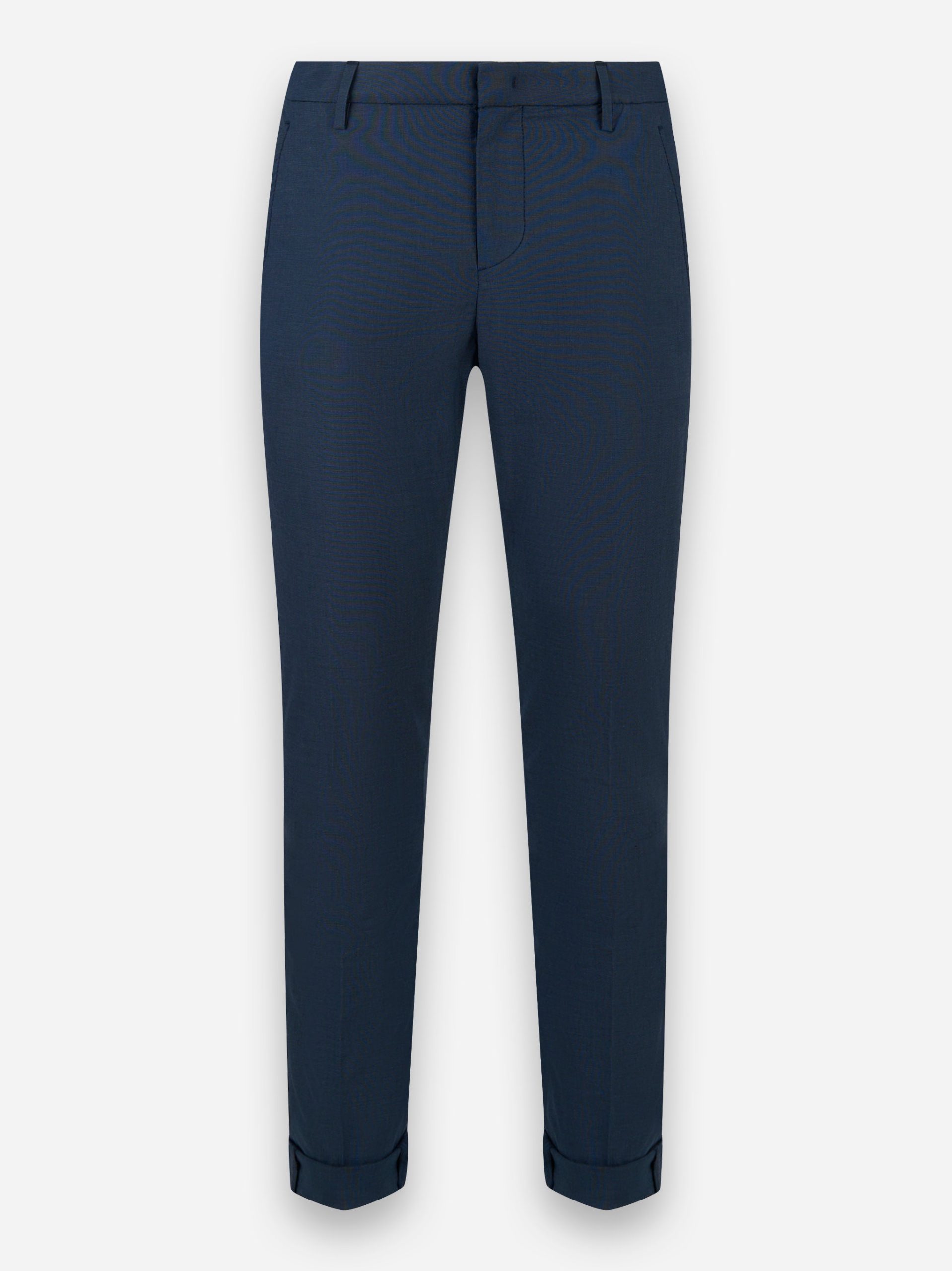 Pantalone skinny fit in cotone stretch Gaubert Blu