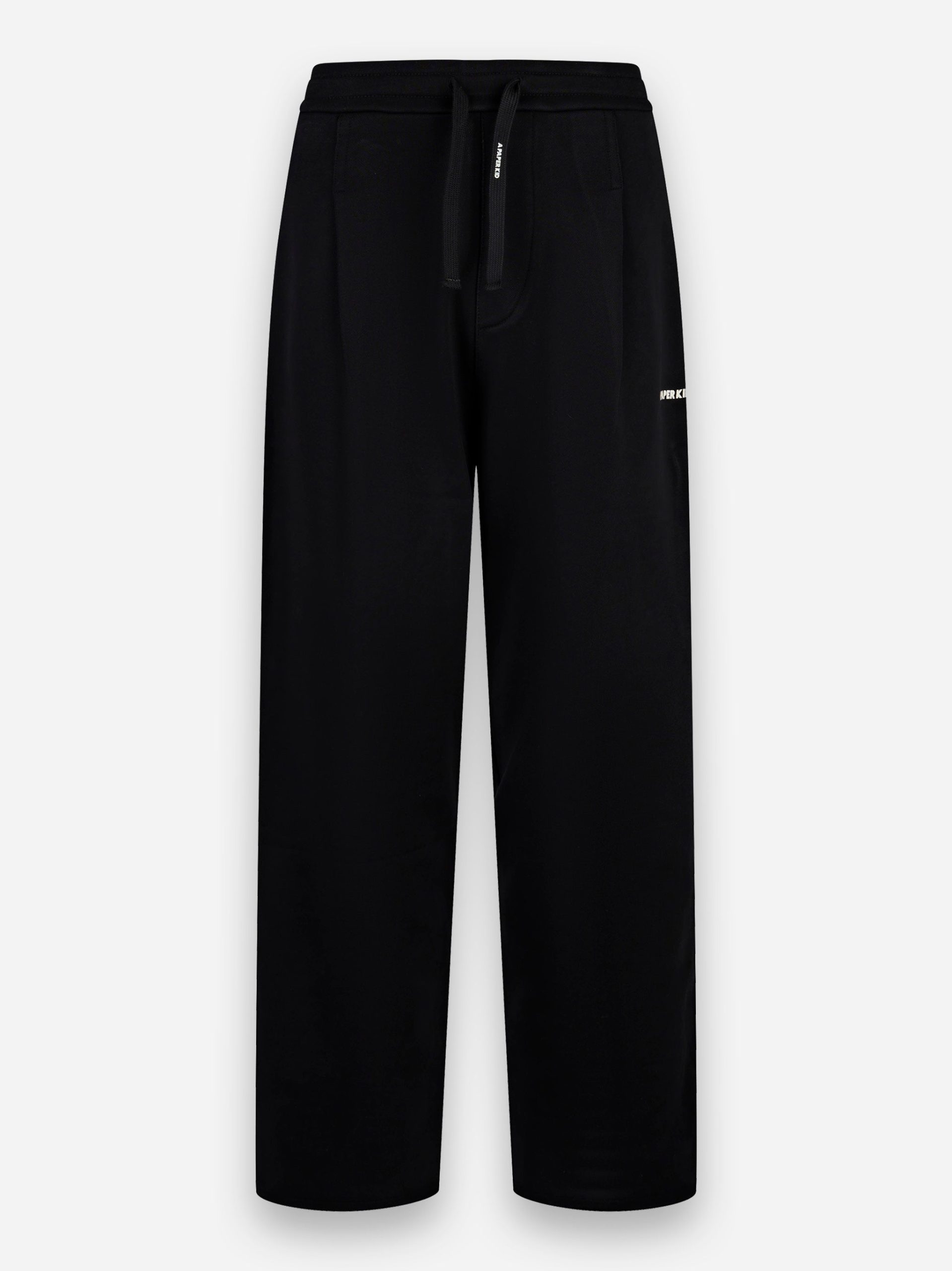 Pantalone jogging loose con stampa logo Nero