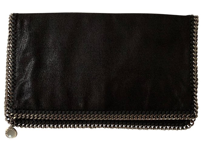 Stella Mc Cartney Pochette Falabella vegana nera Nero
