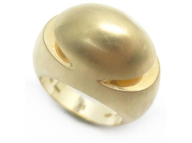 NUOVO ANELLO BULGARI FANCY DOME CABOCHON T51 In oro giallo 18K ORO NUOVO ANELLO D'oro