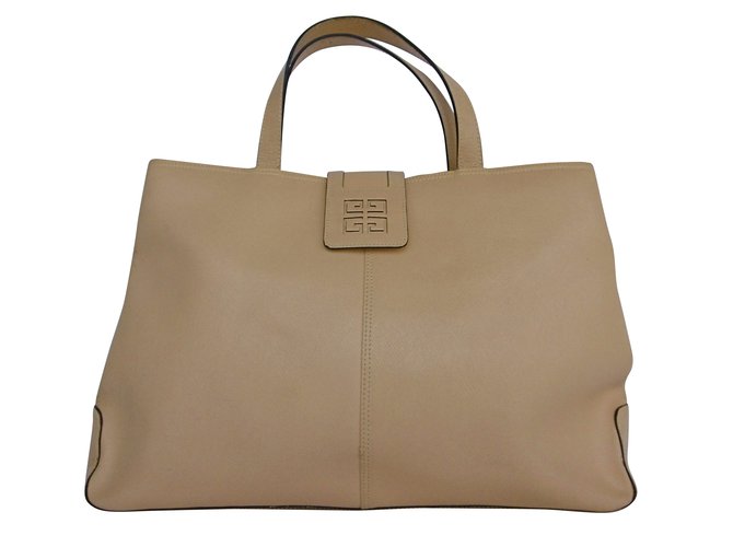 Borsa a mano in pelle Givenchy Beige