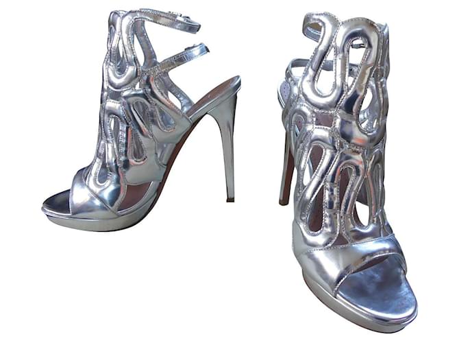 Alaïa sandali Argento