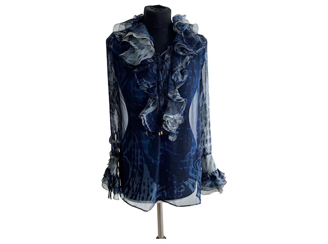 Emilio Pucci Top Blu