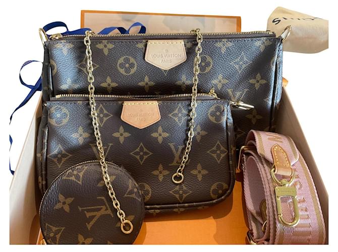 Zippy Louis Vuitton Multipochette Marrone