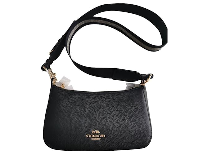 Coach Borse Nero Argento Gold hardware