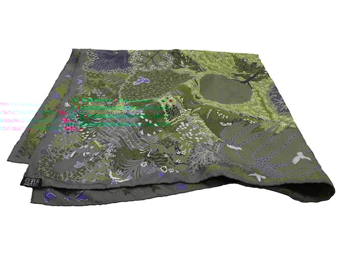 Sciarpa Hermès Dans Un Jardin Anglais 90 in Seta Multicolore