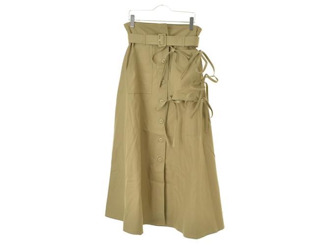 Maison Martin Margiela [Usato] Martin Margiela MM6 Maison Margiela 18AW S32MA0277 Gonna maxi con tasca nodo tailandese Beige
